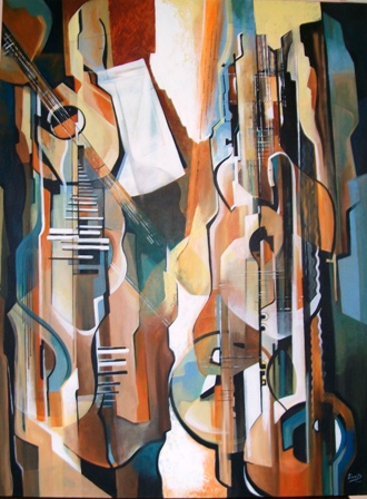 Acrylic Painting Abstract Fine Art Ella Prakash "A Wave to Peace Acrylic Painting Abstract Fine Art Ella Prakash "A Wave to Peace