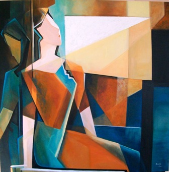 Acrylic Painting Abstract Ella Prakash "Light My Destination" Acrylic Painting Abstract Ella Prakash "Light My Destination"